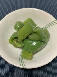 【電子レンジ】ピーマンの簡単煮浸し-レシピのメイン写真