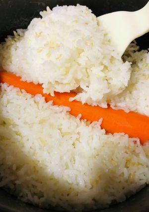ご飯を炊くついでに人参も蒸す簡単な方法♡-レシピのメイン写真