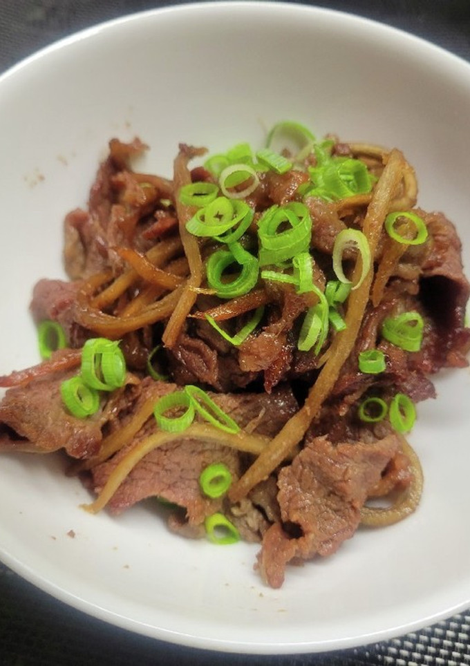 牛肉とごぼうのしぐれ煮-レシピのメイン写真