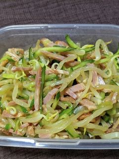 もやしときゅうりと焼き豚のからし和え-レシピのメイン写真