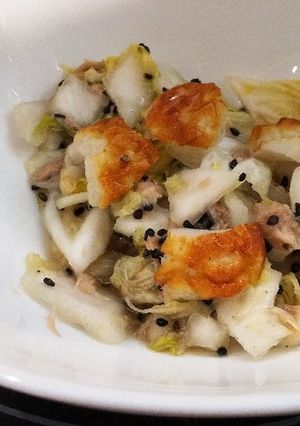 白菜とツナ缶のポン酢の漬物-レシピのメイン写真