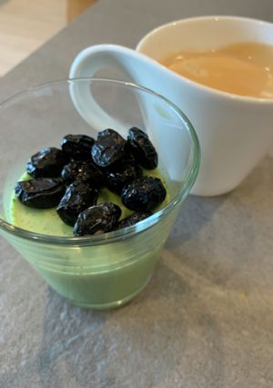 黒豆と抹茶のブラマンジェ-レシピのメイン写真