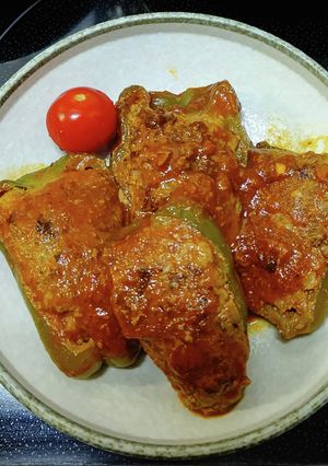 シンプルおいしいピーマン肉詰め-レシピのメイン写真
