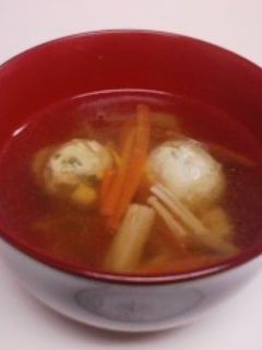 あっさり美味しい 鶏団子スープ-レシピのメイン写真