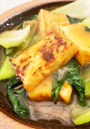 【低糖質】厚揚げと青梗菜のとろみあん-レシピのメイン写真