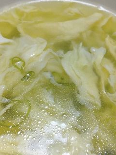 めかぶと玉子のスープ-レシピのメイン写真