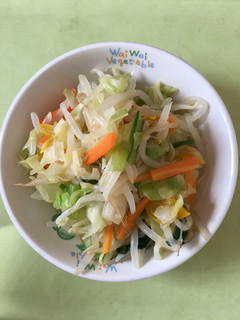 【保育園給食】もやしとパプリカのサラダ-レシピのメイン写真