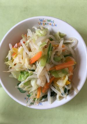 【保育園給食】もやしとパプリカのサラダ-レシピのメイン写真
