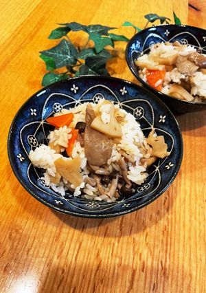 キノコたっぷり混ぜご飯-レシピのメイン写真