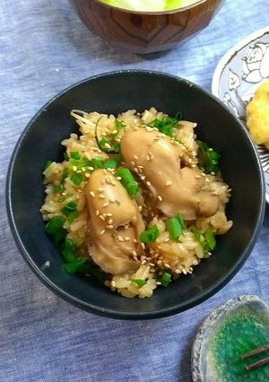 圧力鍋で◎冬のご馳走！牡蠣ご飯-レシピのメイン写真