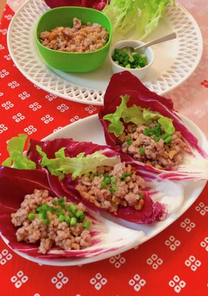 肉味噌トレビス巻き-レシピのメイン写真