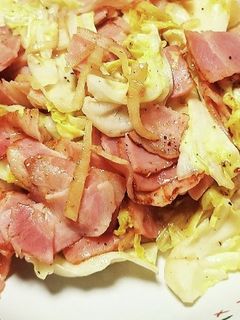 キャベツと生姜のベーコン炒め-レシピのメイン写真