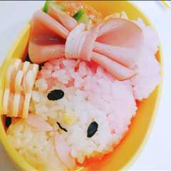 マイメロ弁当-レシピのメイン写真