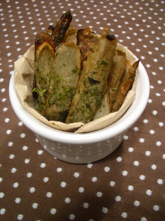 ごぼうの揚げ焼き~磯風味~-レシピのメイン写真