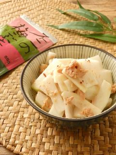 大根とツナのさっぱり梅こぶ茶あえ-レシピのメイン写真
