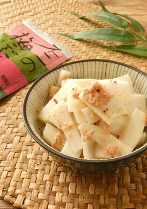 大根とツナのさっぱり梅こぶ茶あえ-レシピのメイン写真