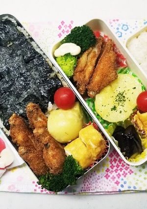 手羽先から揚げ弁当(11.5)-レシピのメイン写真