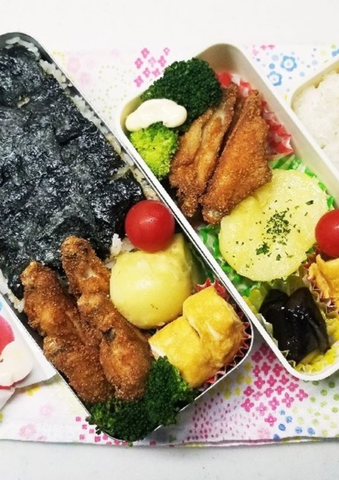 手羽先から揚げ弁当(11.5)-レシピのメイン写真
