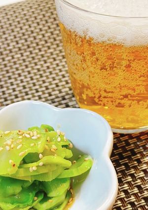 簡単おつまみ♡ブロッコリーの茎でザーサイ-レシピのメイン写真