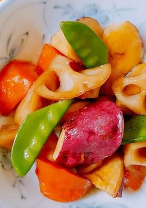 ごろごろ野菜のきんぴら-レシピのメイン写真