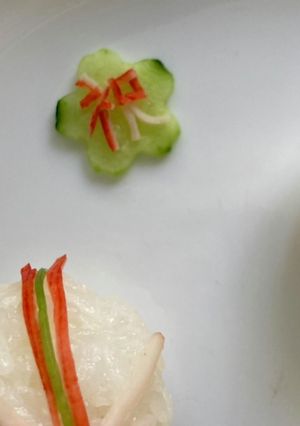カニカマで文字を書く！お祝いの日に-レシピのメイン写真
