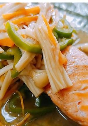 鮭の野菜甘酢あんかけ-レシピのメイン写真