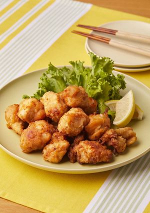 米粉でカリッと！鶏むね肉のやわらか唐揚げ-レシピのメイン写真