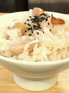ほっくほく♡生落花生ご飯-レシピのメイン写真