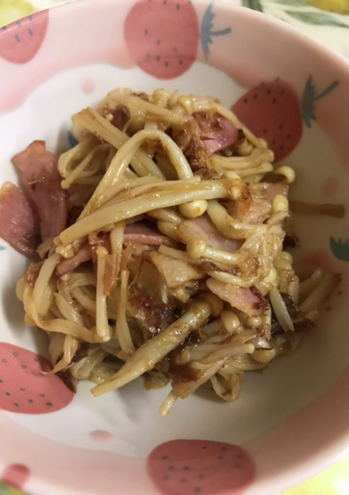 絶品♪えのきおかか炒め！-レシピのメイン写真