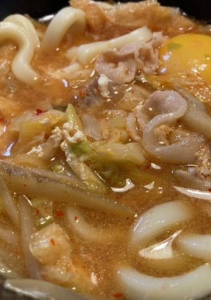 テレワーク飯 キムチうどん-レシピのメイン写真