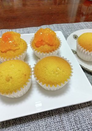 アーモンドカップケーキ-レシピのメイン写真