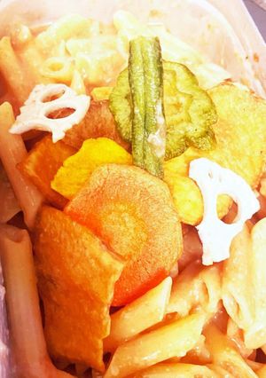 時短！揚げ野菜入りトマトクリームペンネ　-レシピのメイン写真