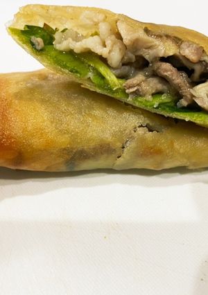 豚こまとせりの春巻き-レシピのメイン写真