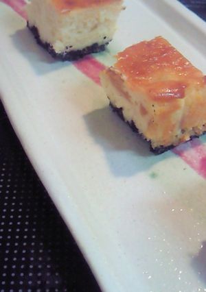 ゆず茶のベイクドチーズケーキ-レシピのメイン写真