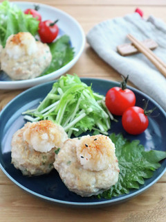 全粒粉で糖質オフ☆蓮根入り豆腐ハンバーグ-レシピのメイン写真