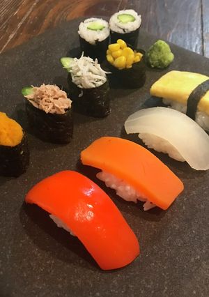 1歳のお誕生日★野菜お寿司プレート-レシピのメイン写真