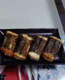 照り焼きチーズ入りのり巻き豆腐