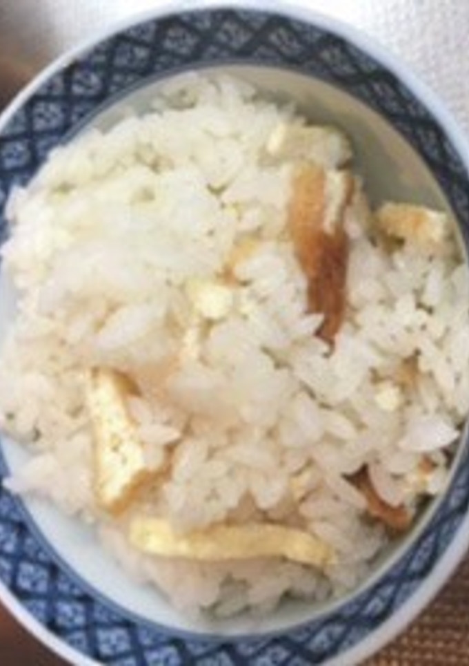 油揚げの炊き込みご飯-レシピのメイン写真