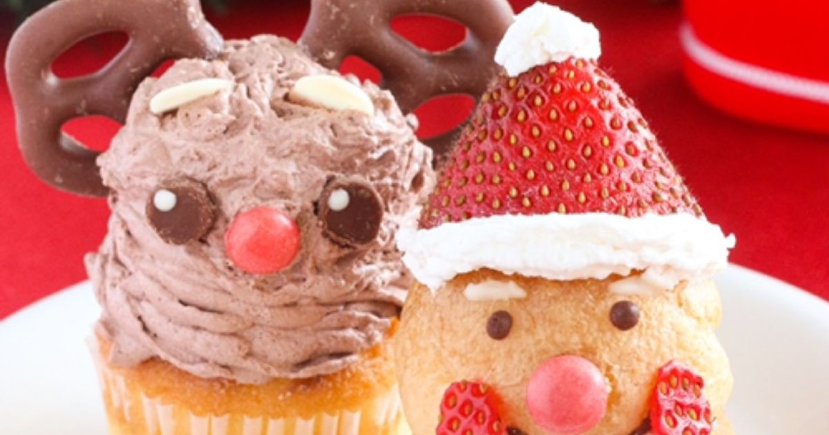 基本からアレンジまで！思わずつくりたくなる「トナカイ カップケーキ