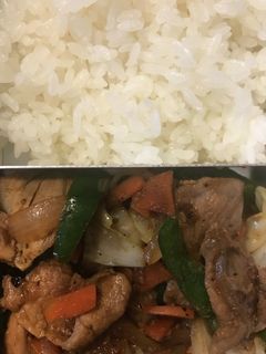肉野菜炒め弁当-レシピのメイン写真