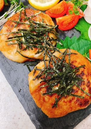 甘辛味付け♪ツナ入り♪里芋のお焼き風②-レシピのメイン写真