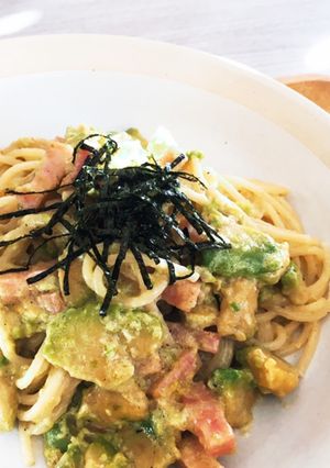和風アボカドパスタ-レシピのメイン写真