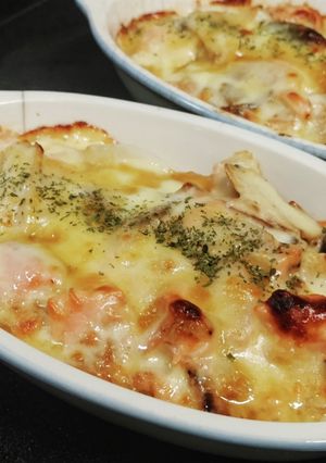 鮭の味噌バタたっぷりチーズ焼き-レシピのメイン写真