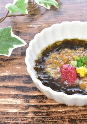 もずく酢の梅納豆-レシピのメイン写真