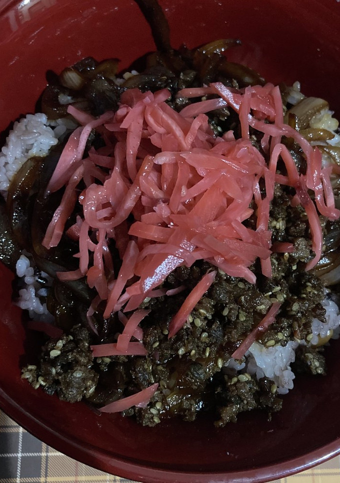 牛丼風そぼろ丼-レシピのメイン写真