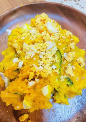 レンジでほくほく！かぼちゃサラダ♪.:＊-レシピのメイン写真