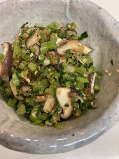 大根葉と椎茸炒め シャキシャキ-レシピのメイン写真