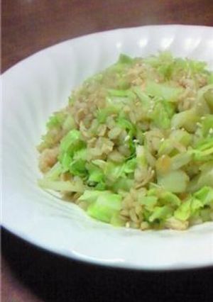 キャベツたっぷりヘルシーチャーハン-レシピのメイン写真