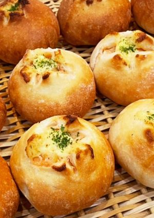 タラコ&ポテトがたっぷり♡たらもパン♪-レシピのメイン写真