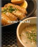 手羽先煮込み＆コラーゲンたっぷりスープ♪